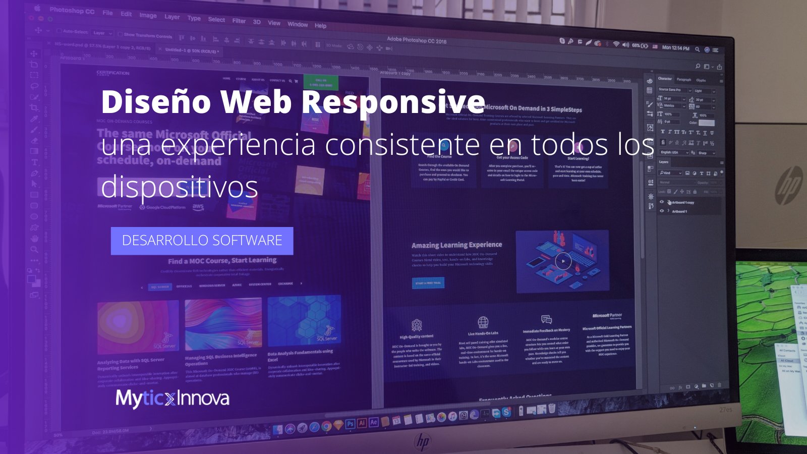 Diseño responsive en aplicaciones web garantizando una experiencia consistente en todos los dispositivos